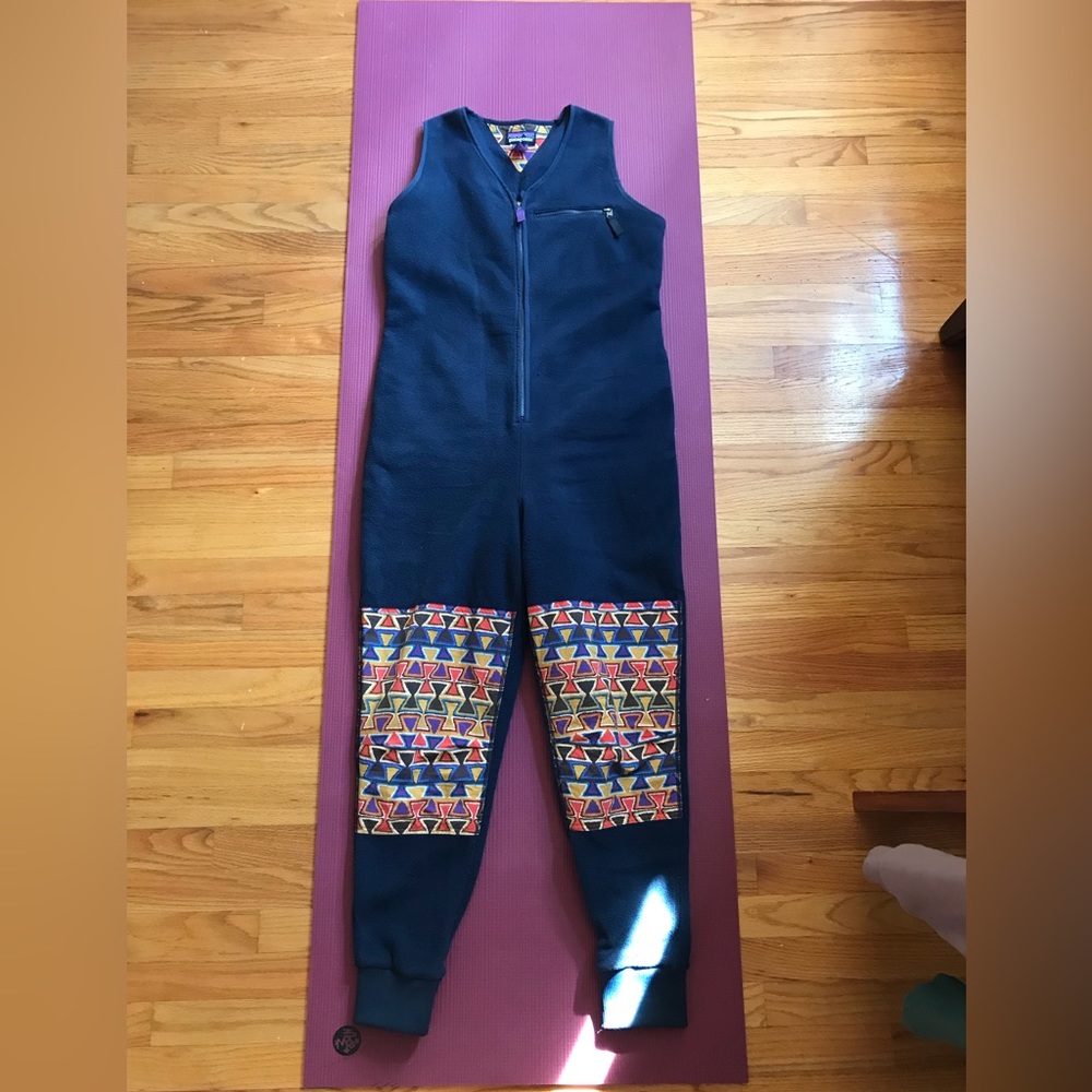Patagonia Synchilla Patched Jumpsuit Size Medium